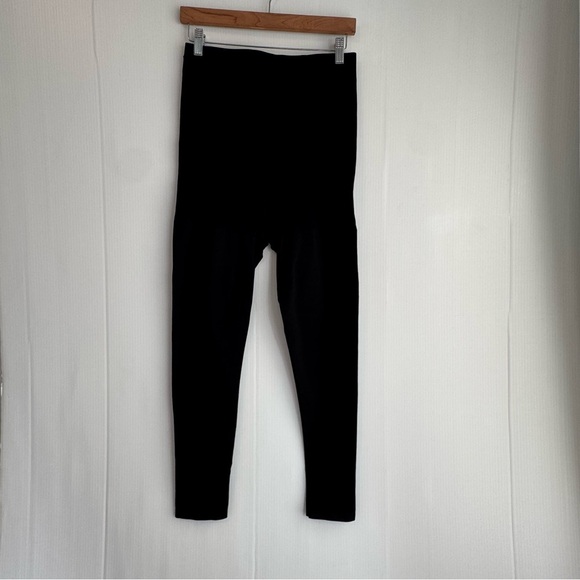 Blanqi Hipster contour leggings sport support size large black Maternity pants - Picture 3 of 6